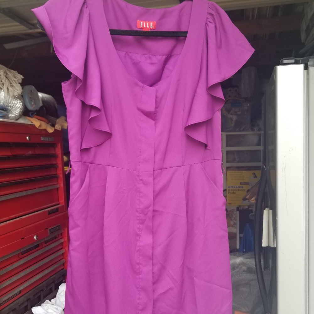 Elle fuschia dress